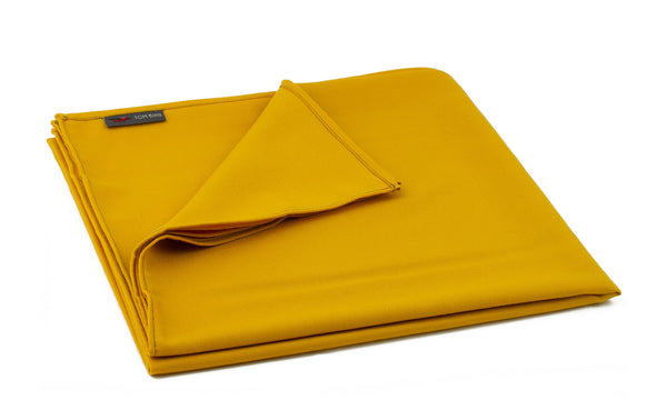 The Large Shepherd's Wool Utility Cloth in Saffron Gold.